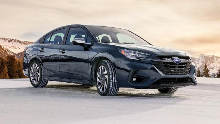 2025 Subaru Legacy in the mountains.